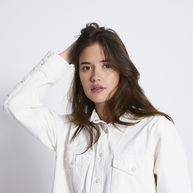 Denim shirt "Dallas" Off white